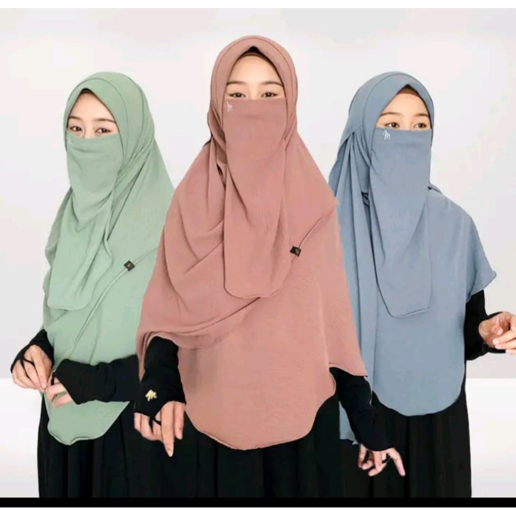 preloved_khimarSetCadar+ciput