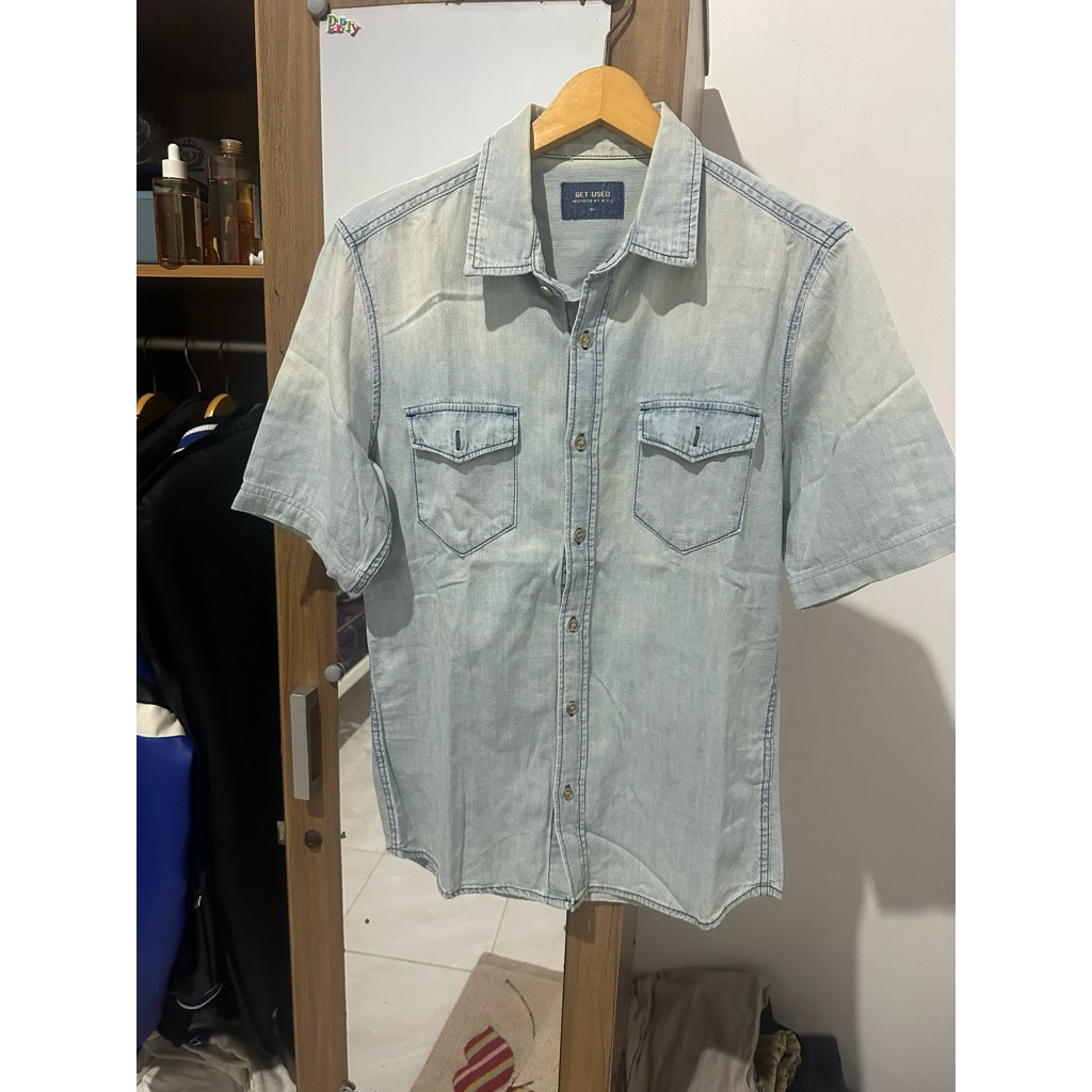 Preloved Shirt kemeja pria denim