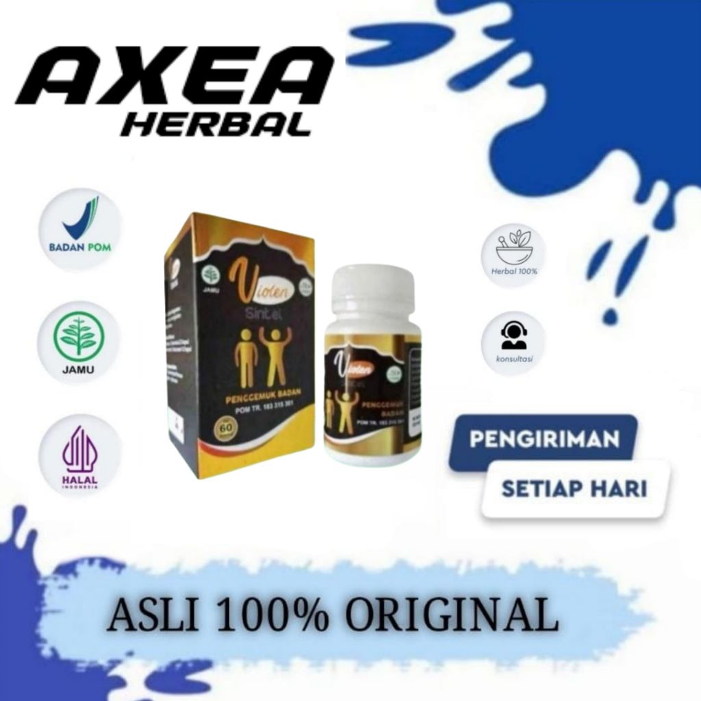 VIOLEN Obat Gemuk Penggemuk Badan Herbal ALAMI PLUS PENAMBAH NAFSU MAKAN | VIOLEN Obat Gemuk Badan P