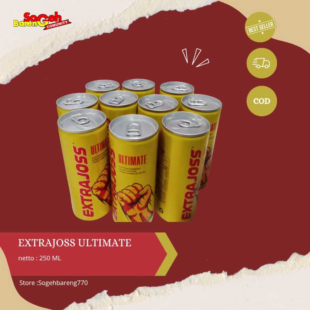 

EXTRAJOSS ULTIMATE-PAKET 10 KALENG EXTRAJOSS-ISI 250 ML