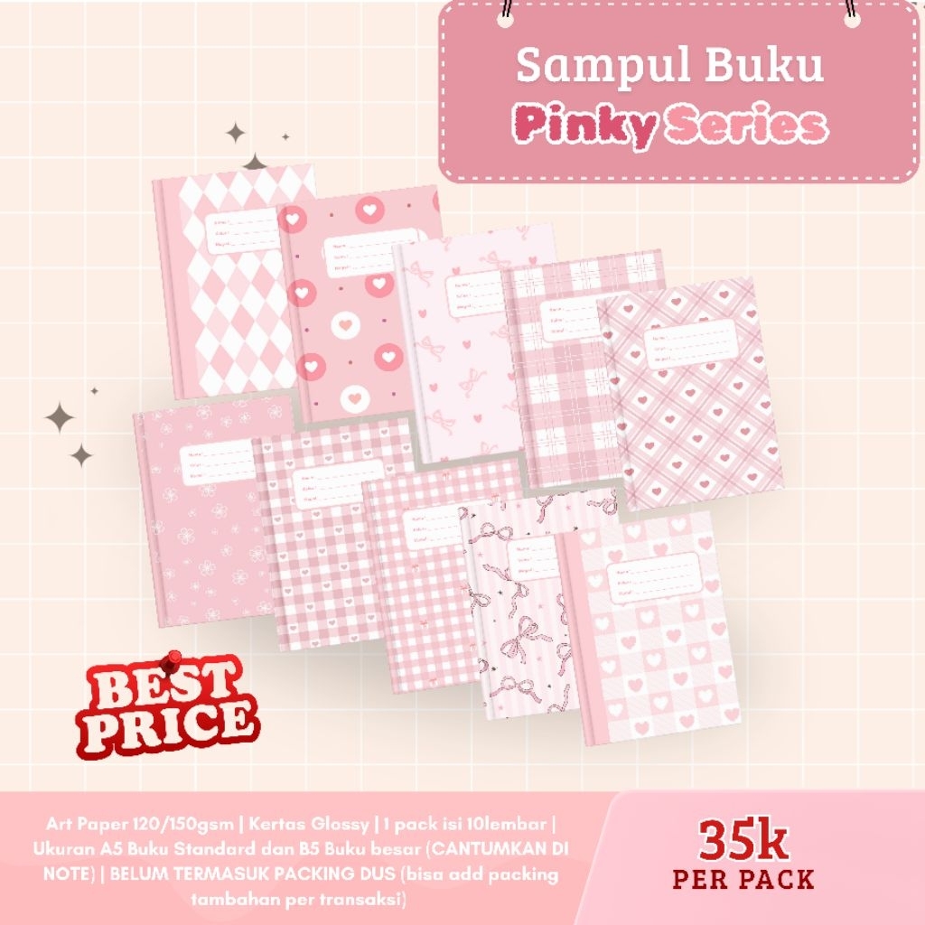 

Sampul Kotak Coquette Estetik Pastel Murah Meriah Bundling