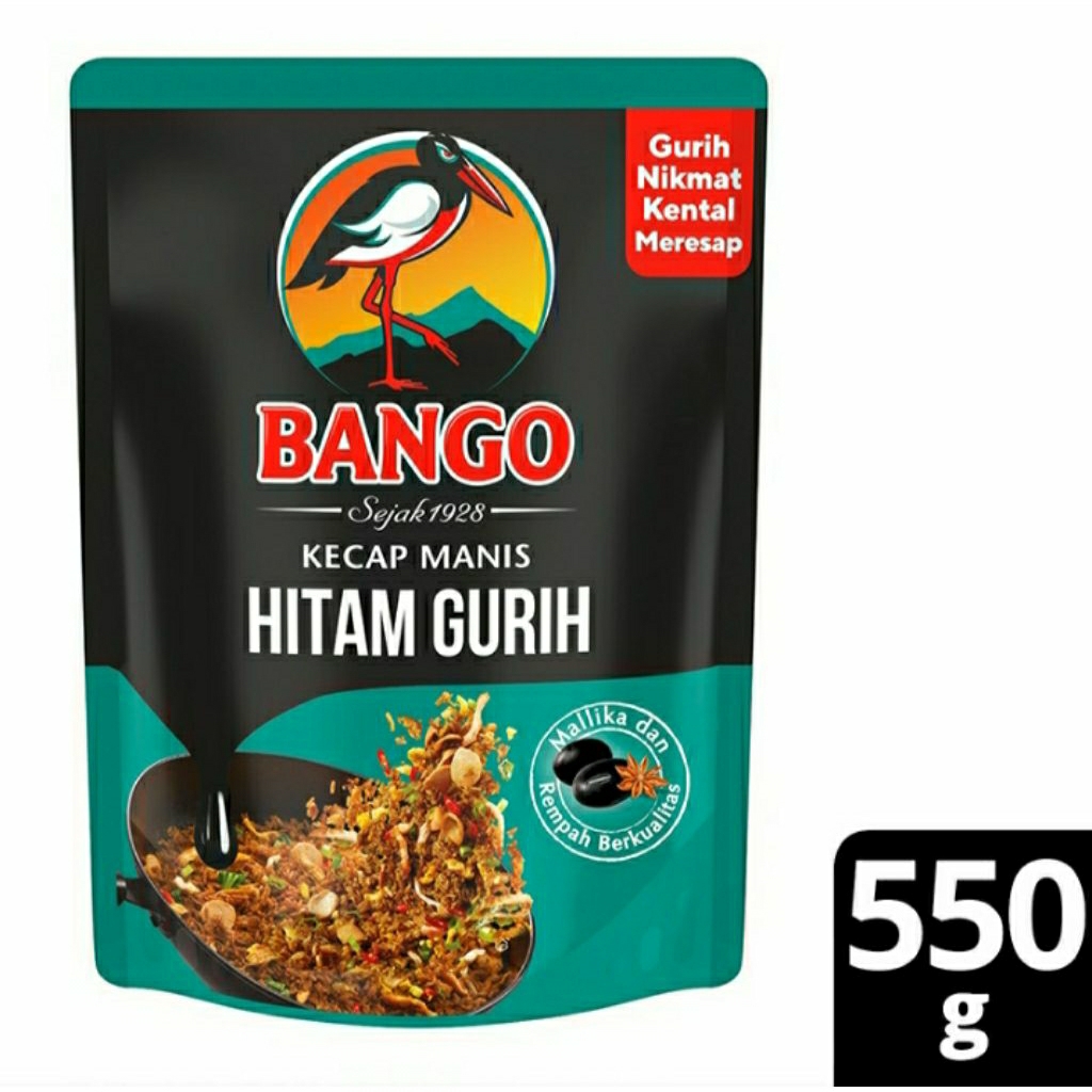 

TERMURAH - Bango Kecap Manis Hitam Gurih Refill 550 g