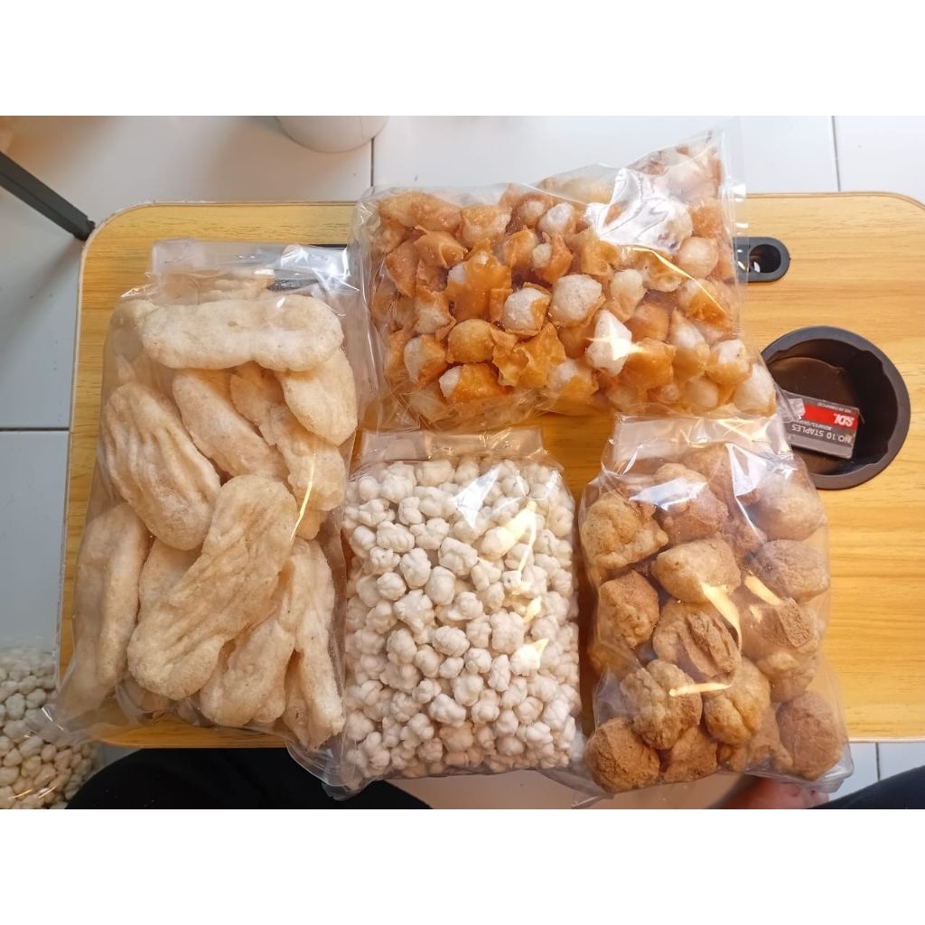 

paket mix 4 varian toping seblak