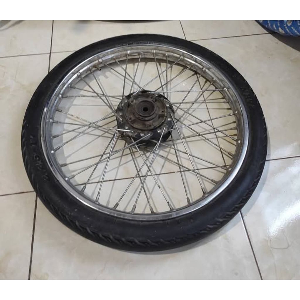 Velg Lingkar Depan komplit Honda Supra x lama Supra 100cc.