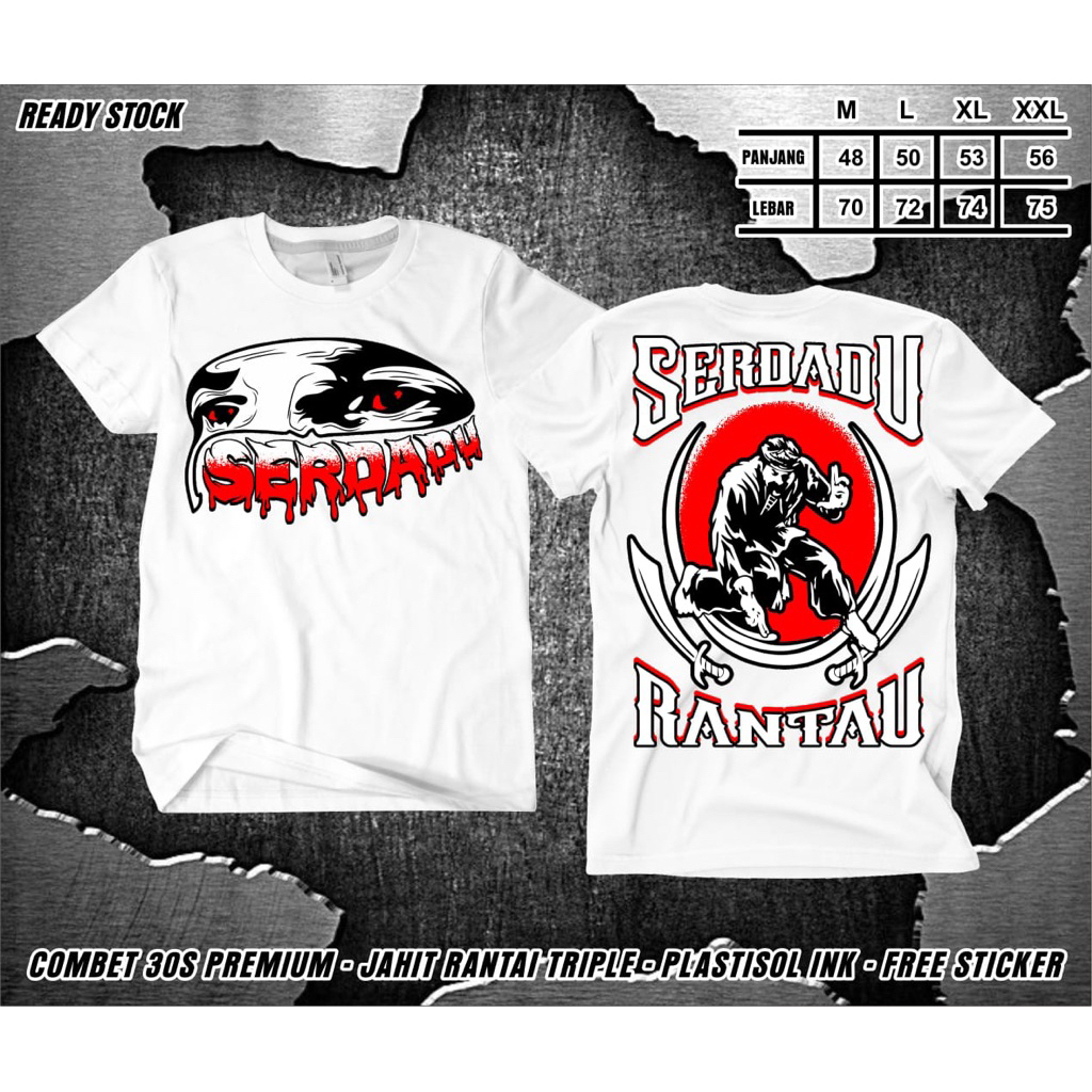 KAOS PSHT SERDADU RANTAU WARNA PUTIH TERBARUU