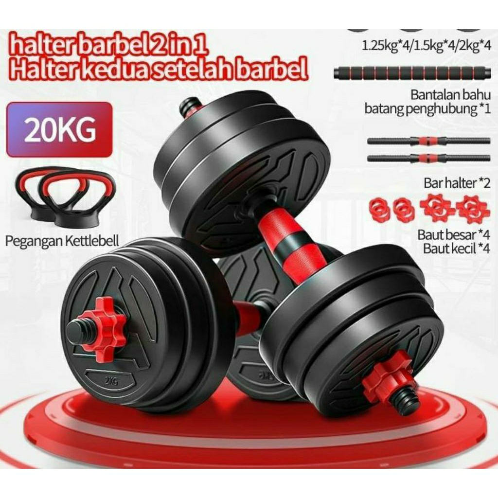 rumah dumbell set 20 kg