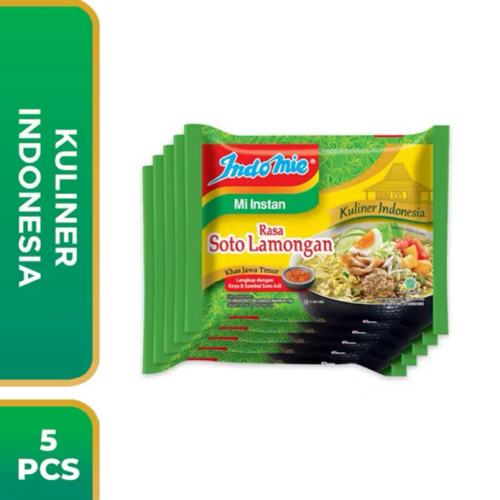

Indomie Soto Lamongan – 5 Bungkus | Mi Instan Rasa Khas Jawa Timur | Sembako Express