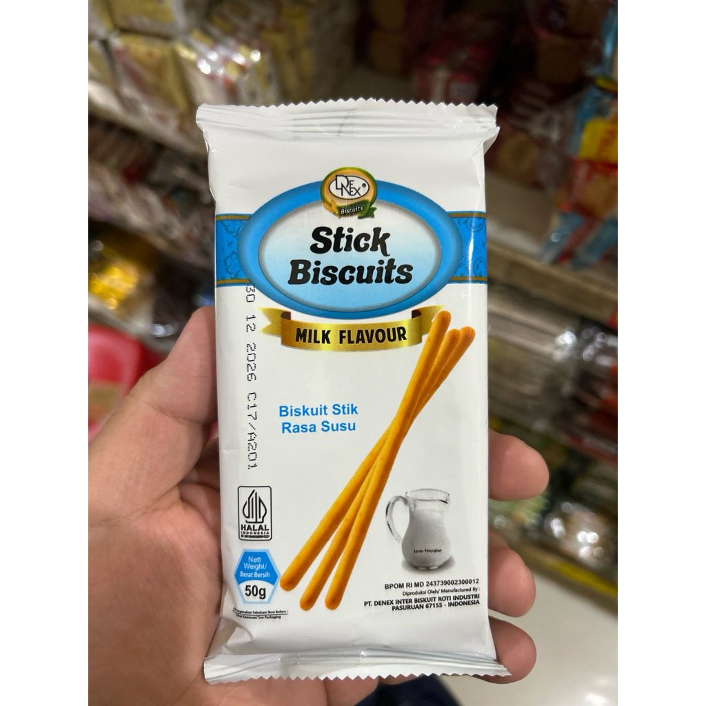 

Denex Stick Biscuits Milk 50gram