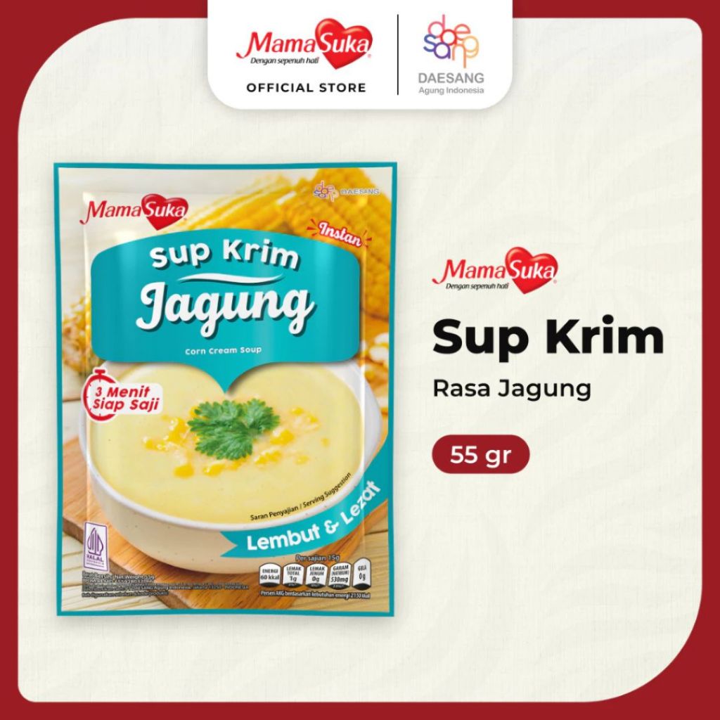

Sup Krim MamaSuka 55gram