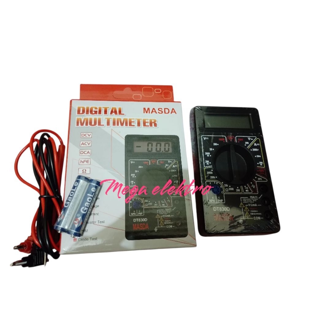 Multitester Digital Winner Avo meter DIGITAL DT 830D