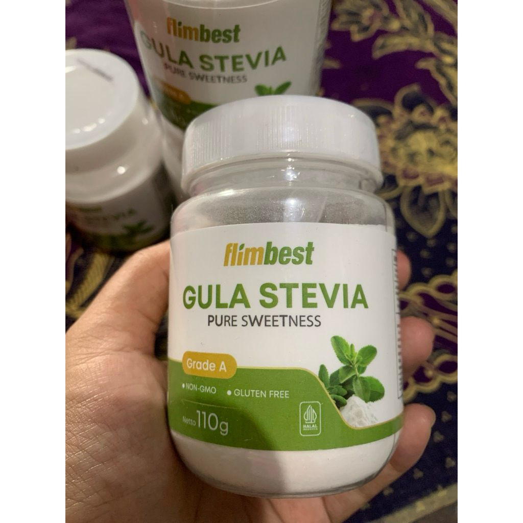 

Gula Stevia flimbest 110gr | Gula Stevia Bubuk | Gula Diet Stevita | Gula untuk Pengidap Diabetes