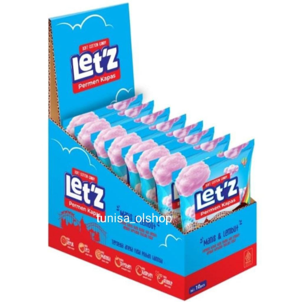 

letz permen kapas 10pcs