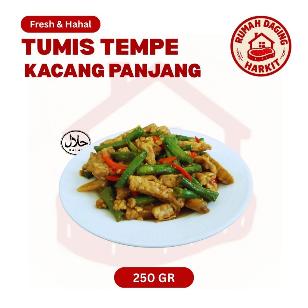 

Sayur Tumis Tempe Kacang Panjang 250gr Kab Tangerang