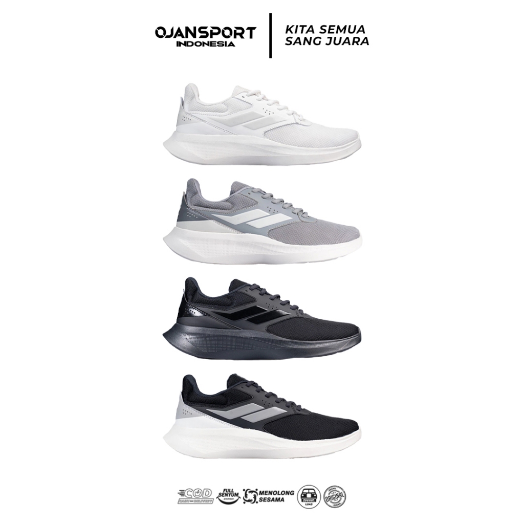 SEPATU LARI RUNNING MILLS ECHO 7 WARNA ORIGINAL