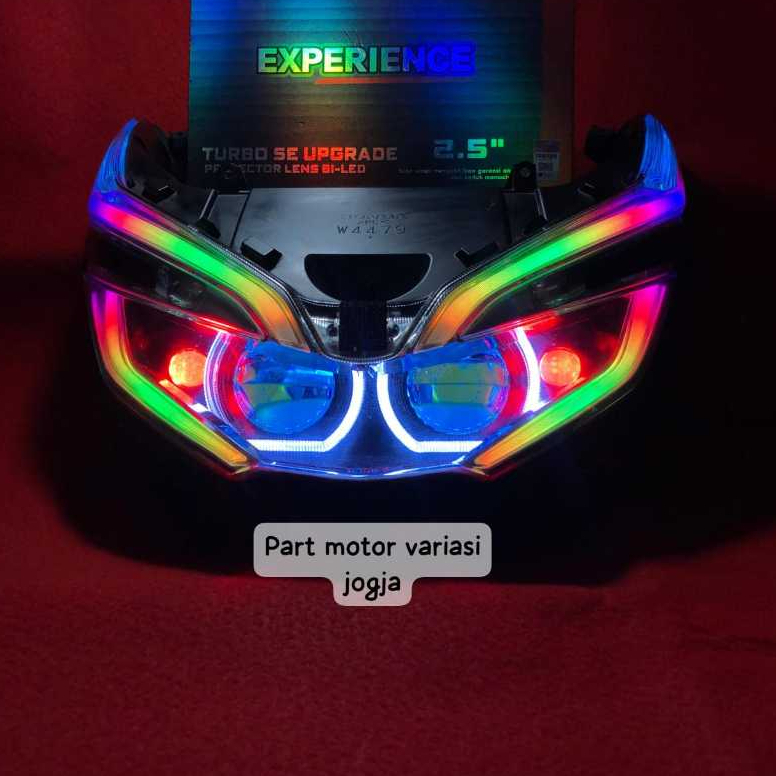 Lampu Biled Pcx 150 Full Set Rgb D2