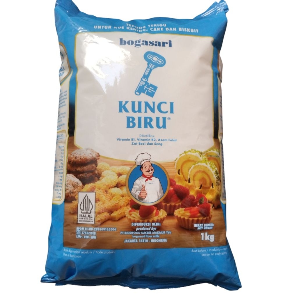 

Tepung Kunci Biru Bogasari 1kg