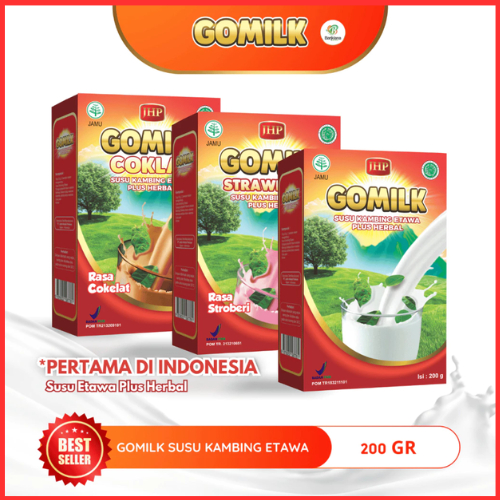 

[Paket 1 Box ] Gomilk SR 12 Susu Kambing Etawa Plus Herbal Sachet