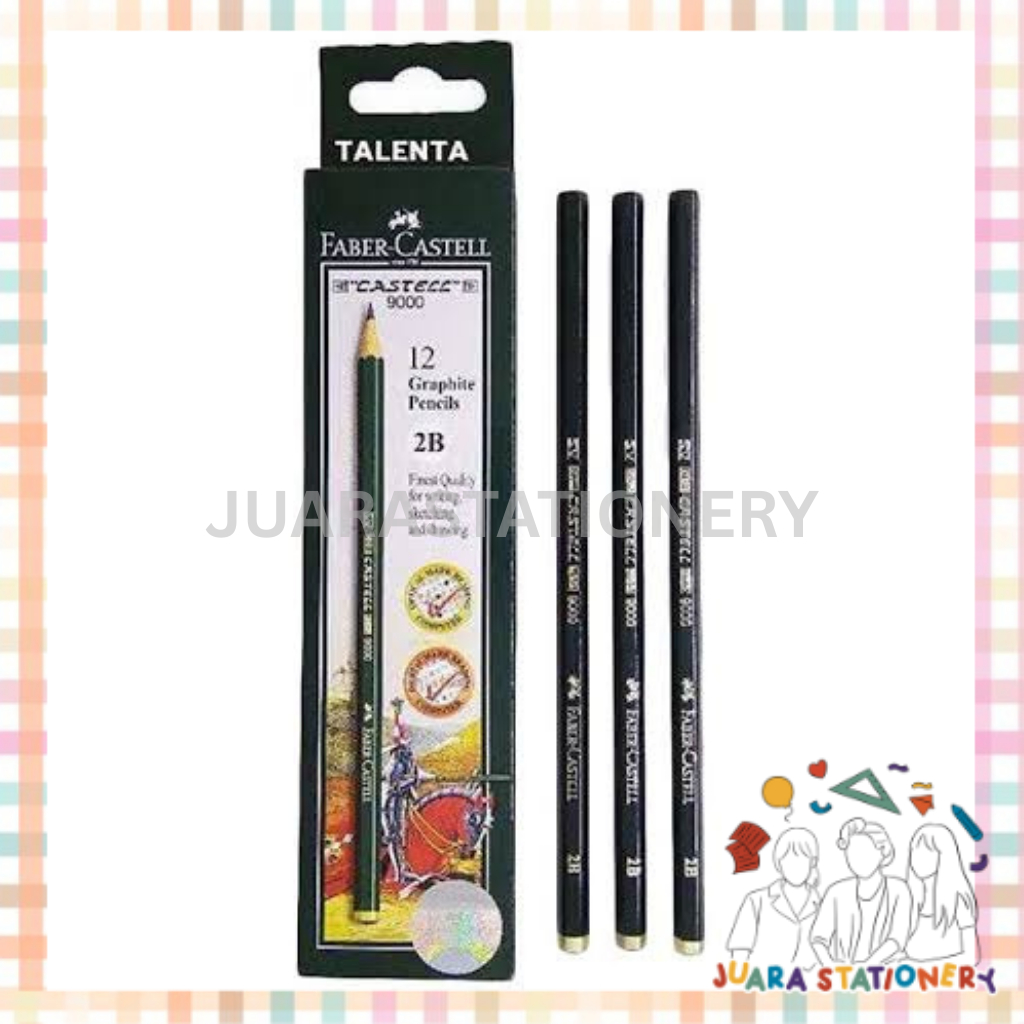 

(1003) Pensil 2B Faber Castell / Pensil Fabercastell 2B Pensil Ujian Pensil Sekolah