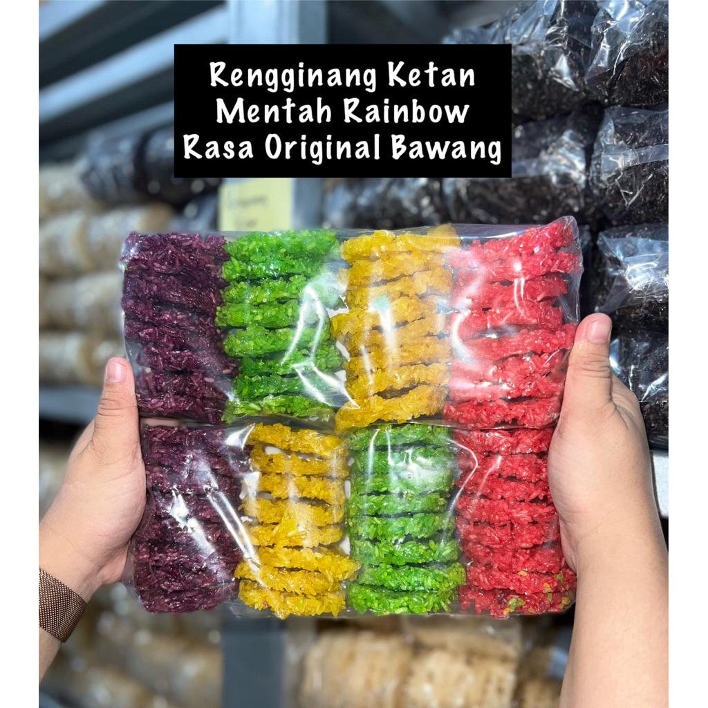 

RENGGINANG KETAN RAINBOW 400GR