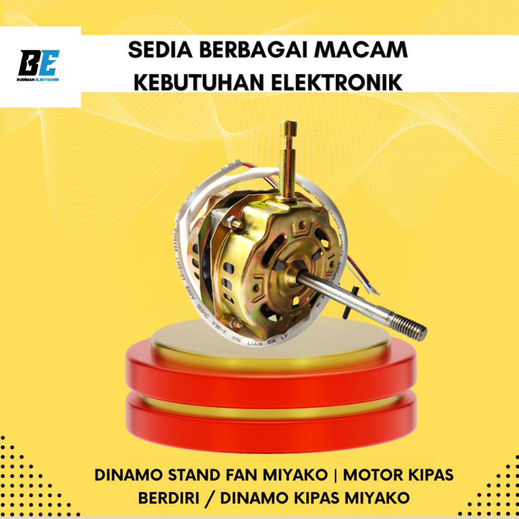 Dinamo Stand Fan MIYAKO | Motor Kipas Berdiri / Dinamo Kipas Miyako