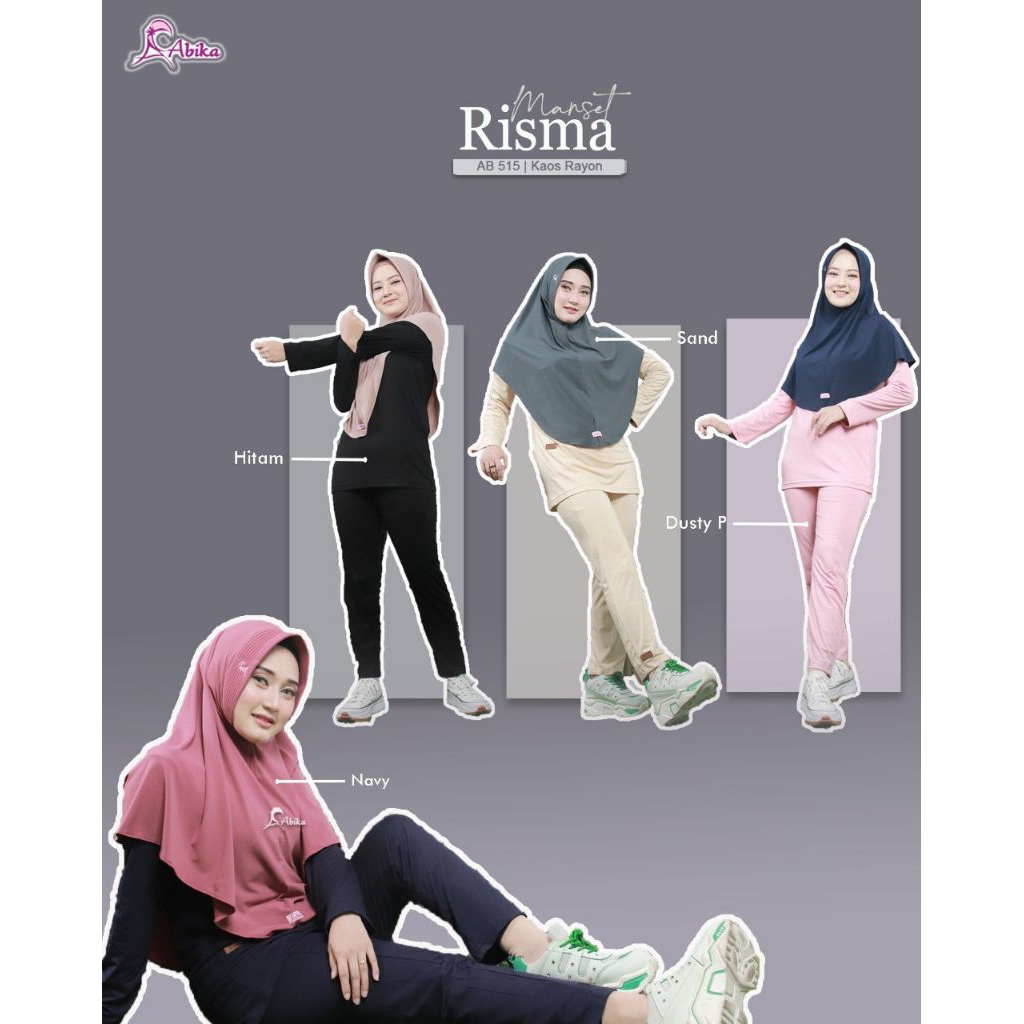 Manset Risma set celana by Abika | Bahan Kaos rayon | Gallery fashionku pkl