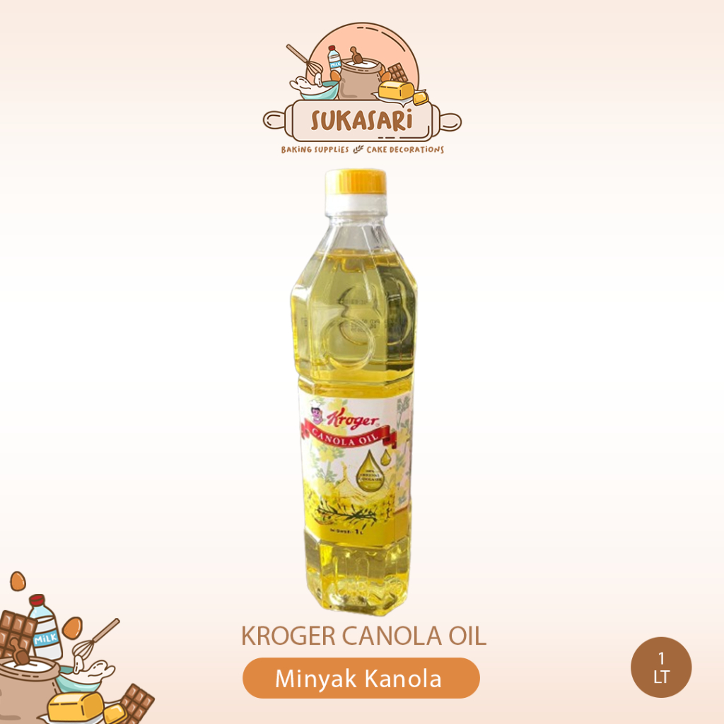 

Kroger Canola Oil 1lt / Minyak Kanola 1 liter baking cooking