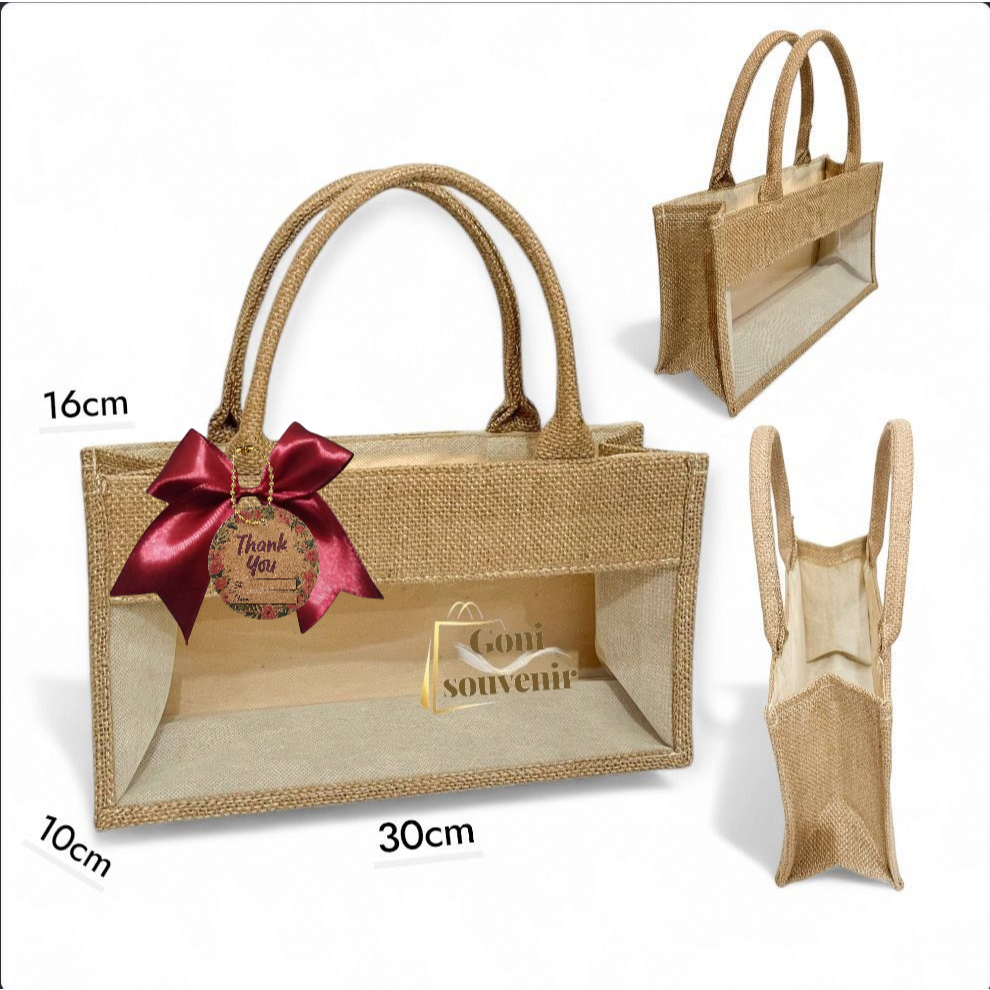 

Tas Hampers Goni Premium Goodie Bag Tote Bag Cocok Untuk Parcel, Souvenir, Imlek, Natal, Lebara, WeddIng
