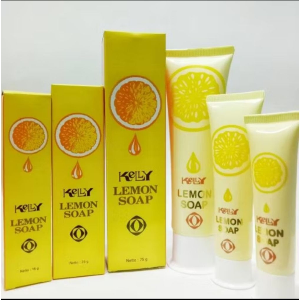 KELLY LEMON SOAP SOFT SCRUB - BEDAK PADAT KELLY