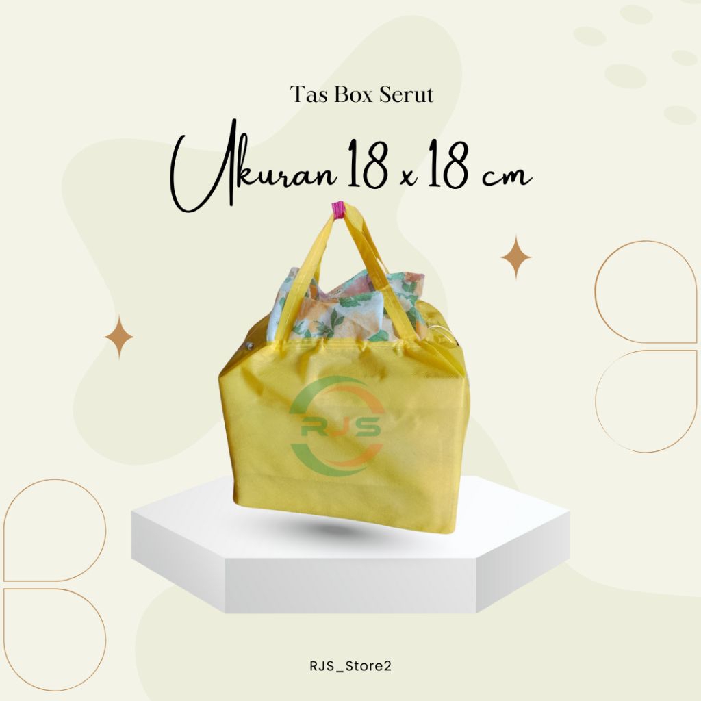 

Isi 12 pcs) Lusinan Tas Goodiebag Box Serut 18 x 18 Tas Bos Dus Tas Box Nasi Tas Thinwall Tas Box Hajatan Tas Box Khitanan Tas Berkat Tas Kotak Tas Tebal Tas Spunbond