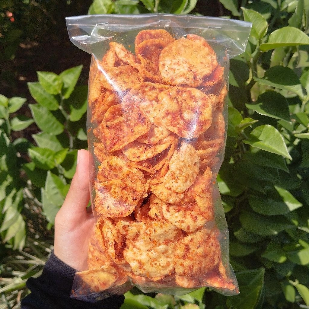 

Opak Serundeng Pedas Gurih - Keripik Tradisional Renyah Bumbu Serundeng Khas 150gr