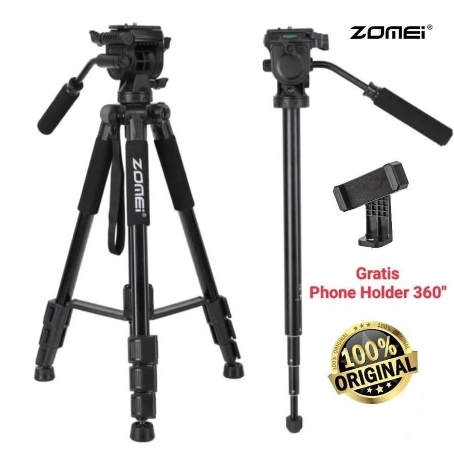 TRIPOD KAMERA DSRL & MIRROLESS ZOMEI Q310 / TRIPOD 2 IN 1 ZOMEI Q310