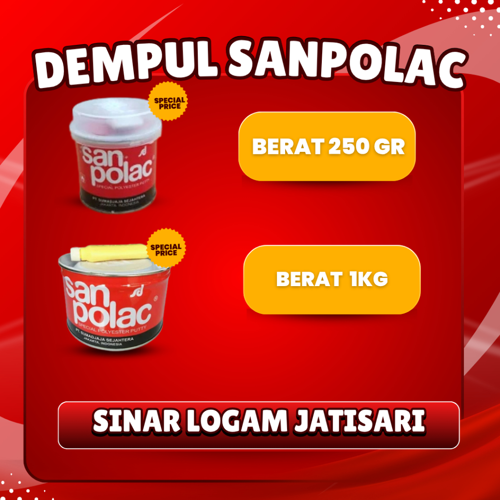 DEMPUL SANPOLAC/ DEMPUL SANPOLAC 250 GRAM/ DEMPUL SANPOLAC 1 KG