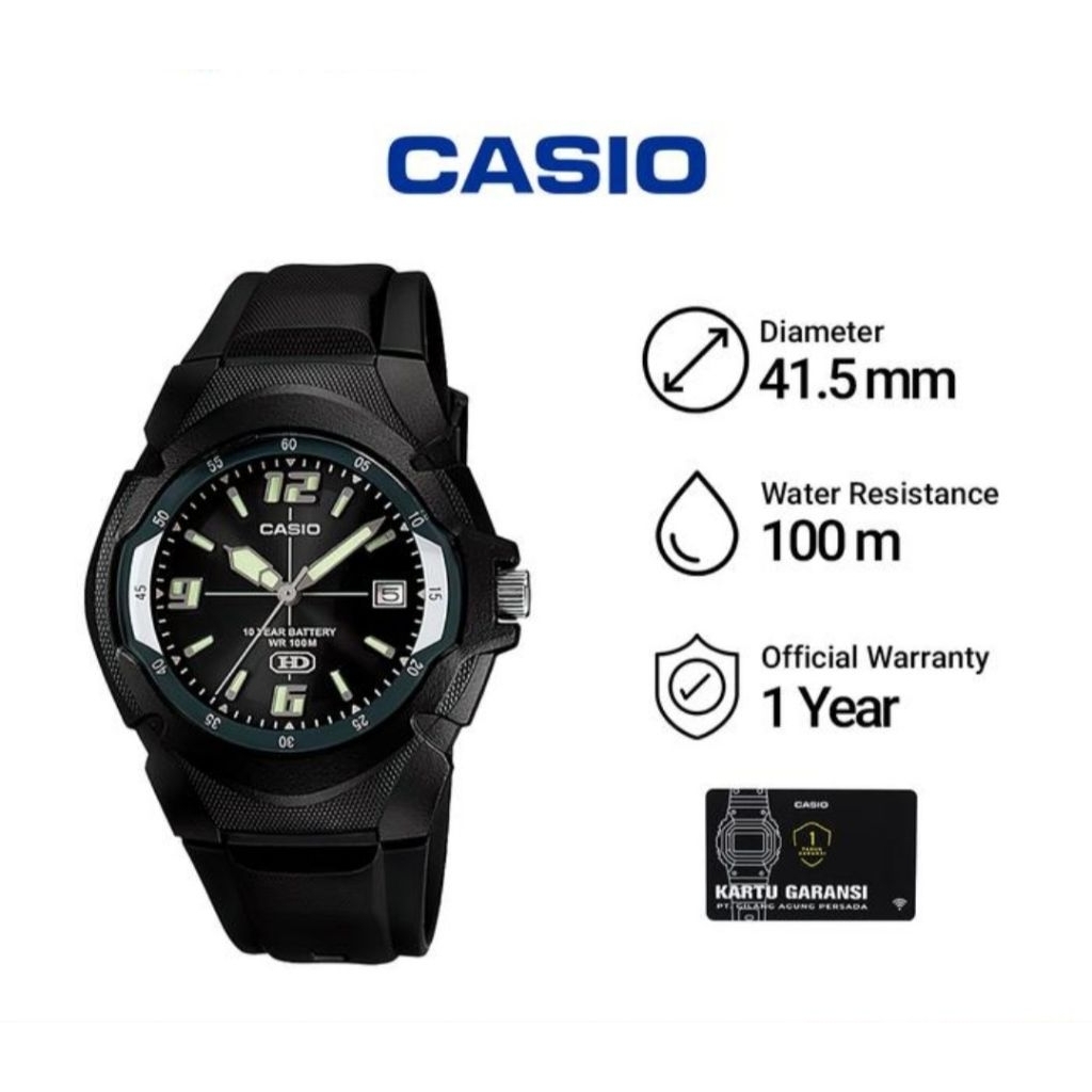Casio General MW-600F-1A / MW-600F-1AVDF Jam Tangan Pria Original