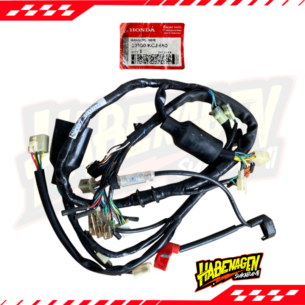 Kabel Cable Bodi Wire Harness Honda Tiger Revo Awal Tirev Lampu Satu Original Ahm Hgp