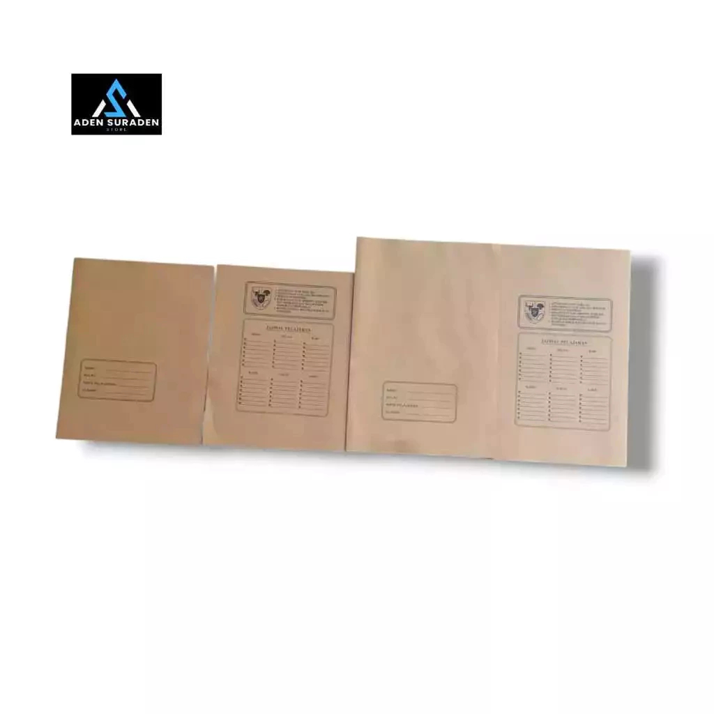 

Sampul Buku Coklat Nama/Bening Polos Ukuran Quarto/Boxy (10 Lembar) - Pack