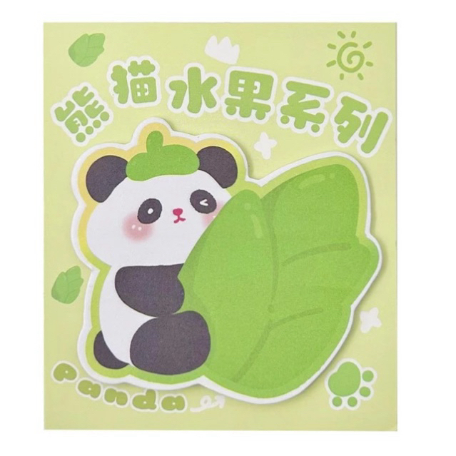 

SK 238 - Sticky Notes gambar panda isi 20 lembar / sticky note / memo pad / notepad / index