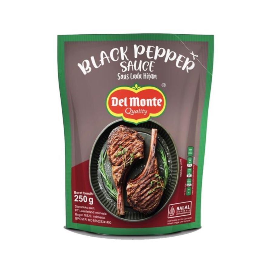 

Del Monte Saus Blackpepper 250 gr | delmonte saos lada hitam grill bbq