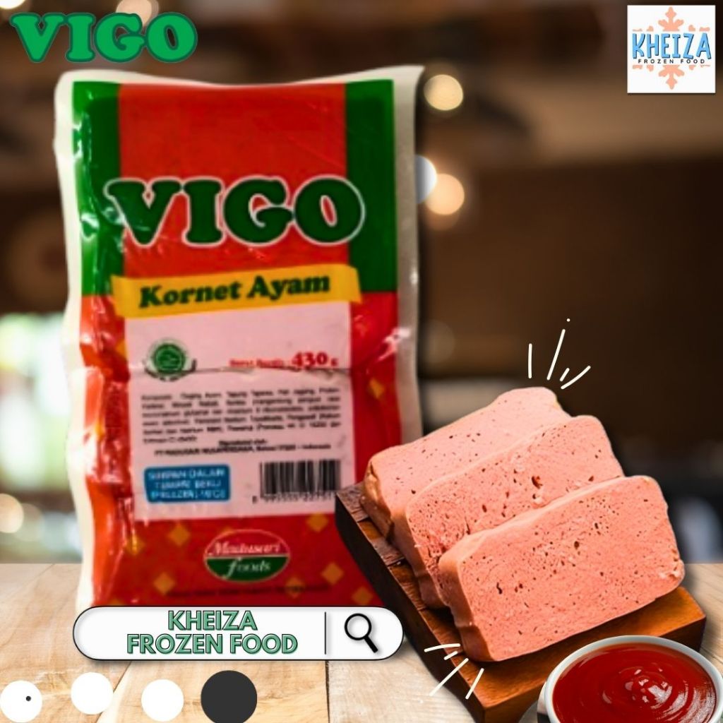 

VIGO Kornet Ayam 430gr 4 pcs - Kheiza Frozen