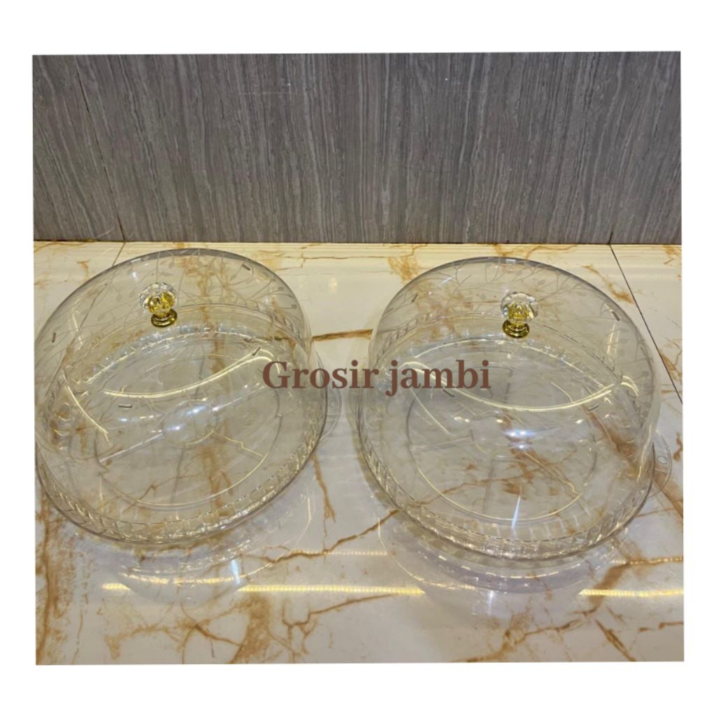 TUDUNG SAJI LUXURY TUDUNG SAJI MEWAH TUDUNG SAJI PLASTIK TEBAL TUDUNG SAJI COVER PENUTUP MAKANAN WAD