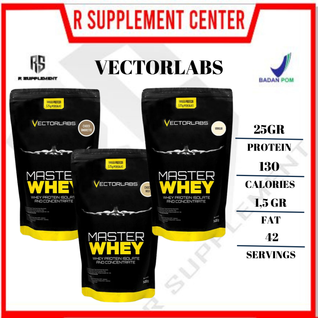Vectorlabs Master Whey 3 lbs 3lbs Whey Protein Isolate Vector Labs ans