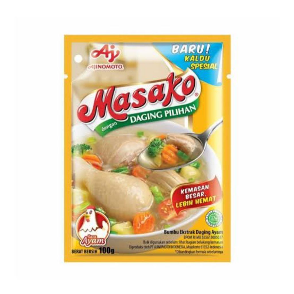 

Masako Penyedap Masakan Rasa Ayam 100 gram