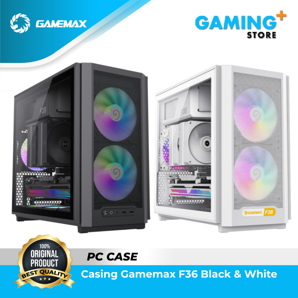Gamemax Casing F36 MATX PC Case
