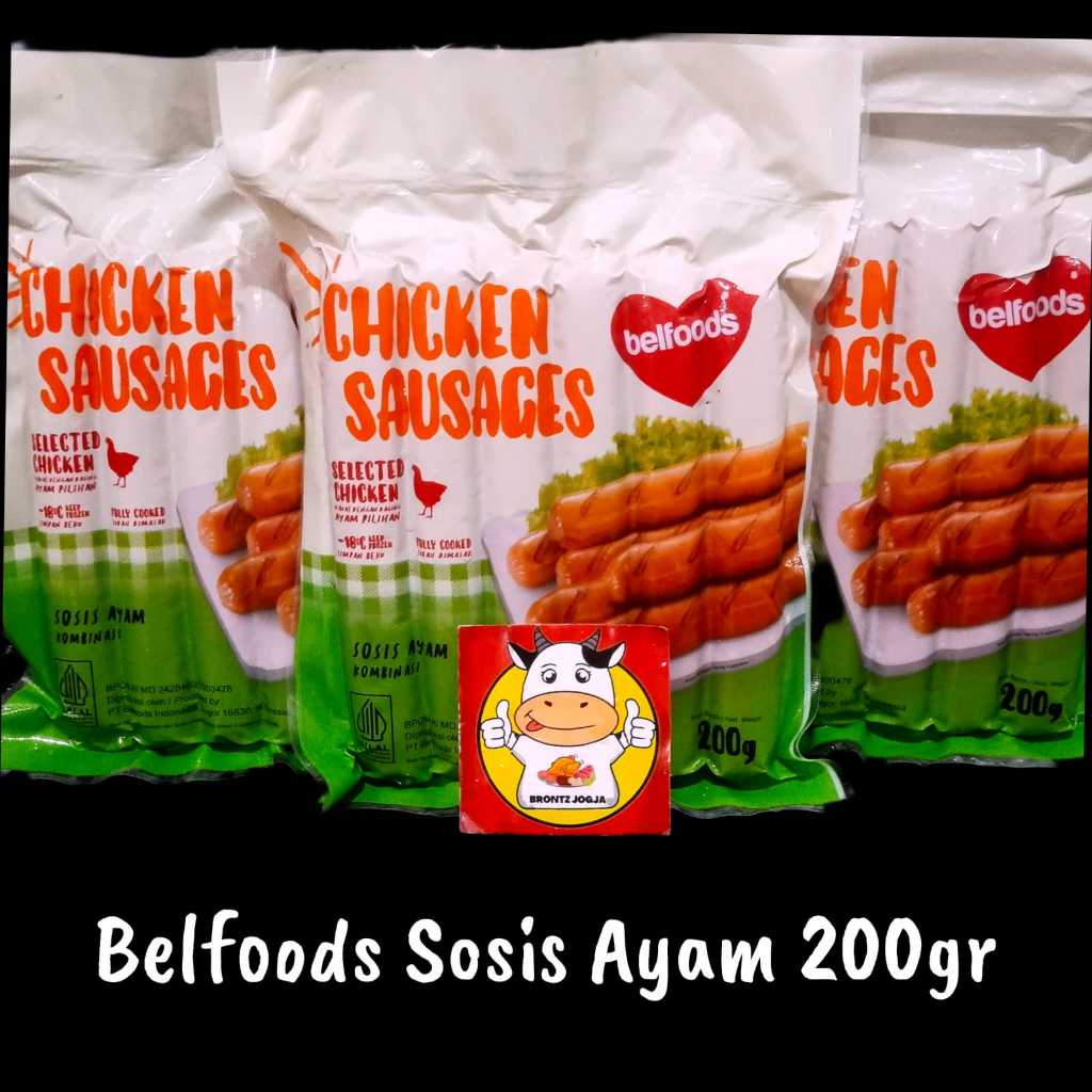 

BELFOODS SOSIS AYAM 6 PCS - FROZEN FOOD - BRONTZ JOGJA
