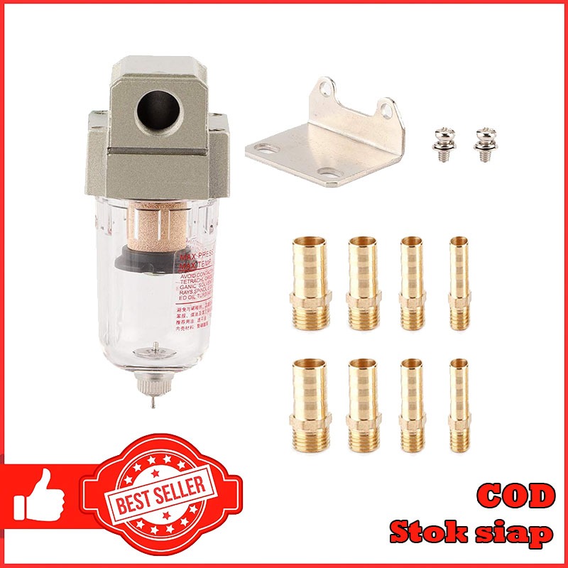 Engine Oil Separator Oil Catch Can Tank Breather Reservoir Filter for PCV Valve