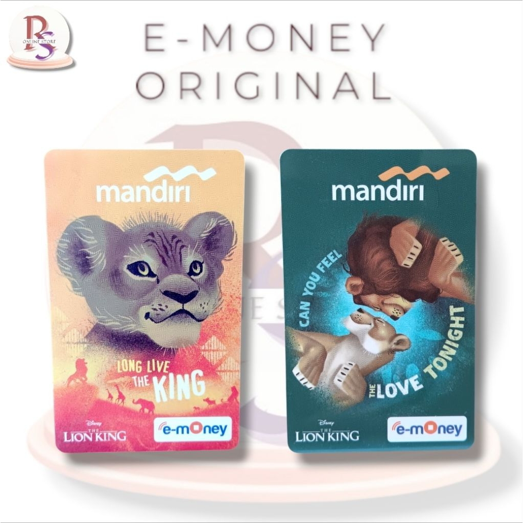KARTU ETOLL EMONEY ORIGINAL NFC - LION KING