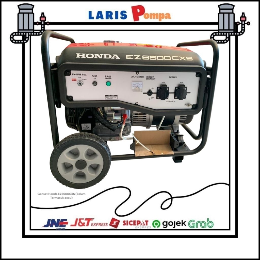 Genset Honda EZ6500CXS (Belum Termasuk Accu)