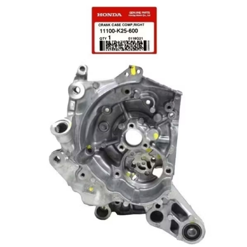 11100K25600 Crankcase Blok Mesin Kanan BeAT FI eSP K25 K81 Scoopy eSP Vario 110 Fi eSP ORIGINAL AHM