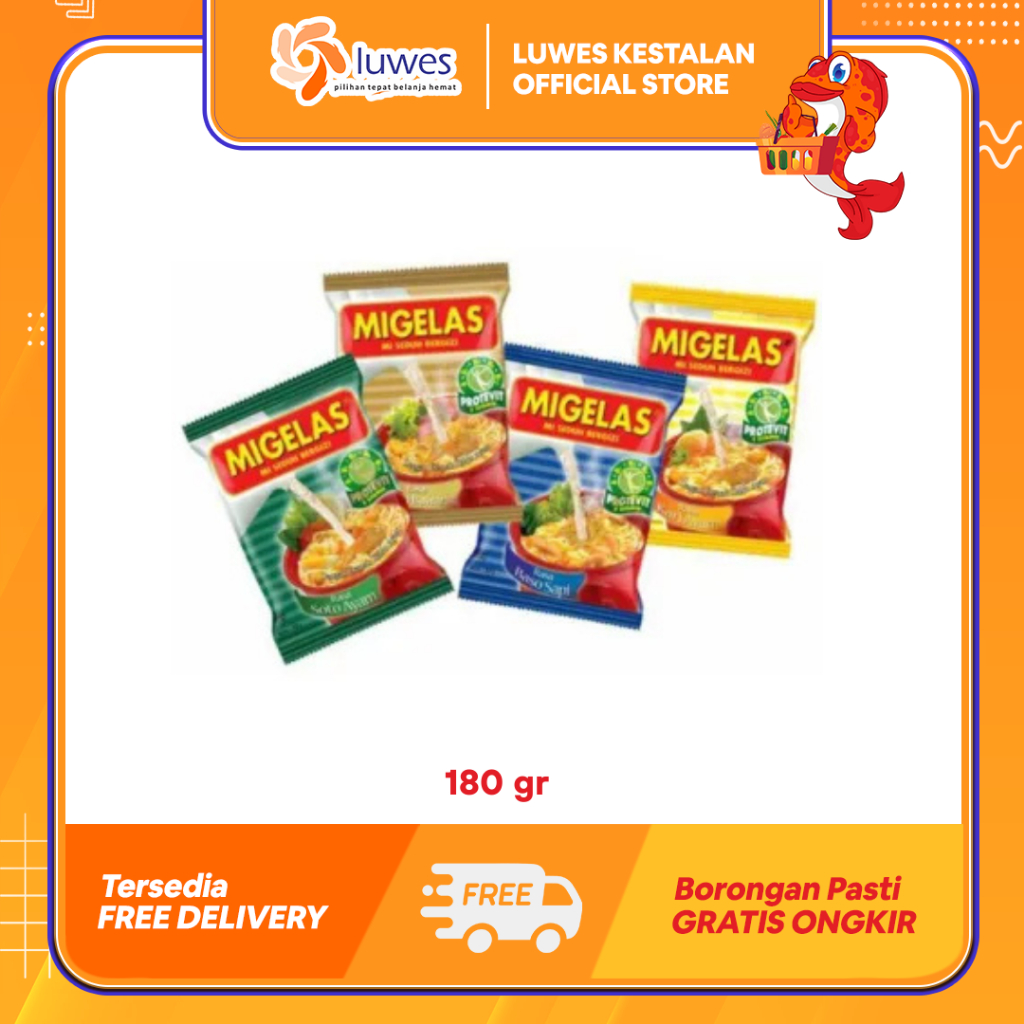 

(6 Bungkus) Mie Gelas Mie Instan 180gr @30gr All Variant Mie Dengan Kemasan Praktis & Cocok Dihidangkan Dalam Segala Suasana
