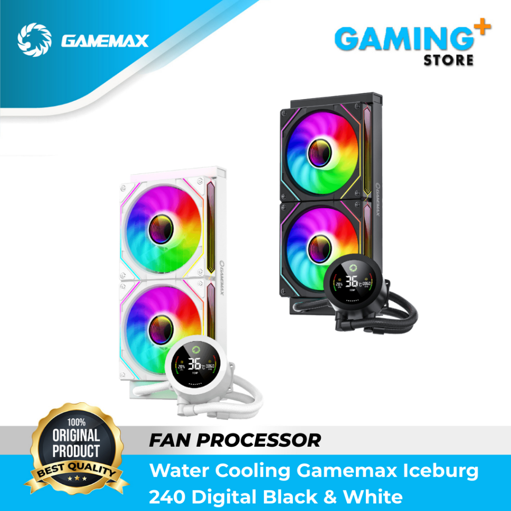 Gamemax Water Cooling Iceburg 240 Digital / AIO Water Cooler