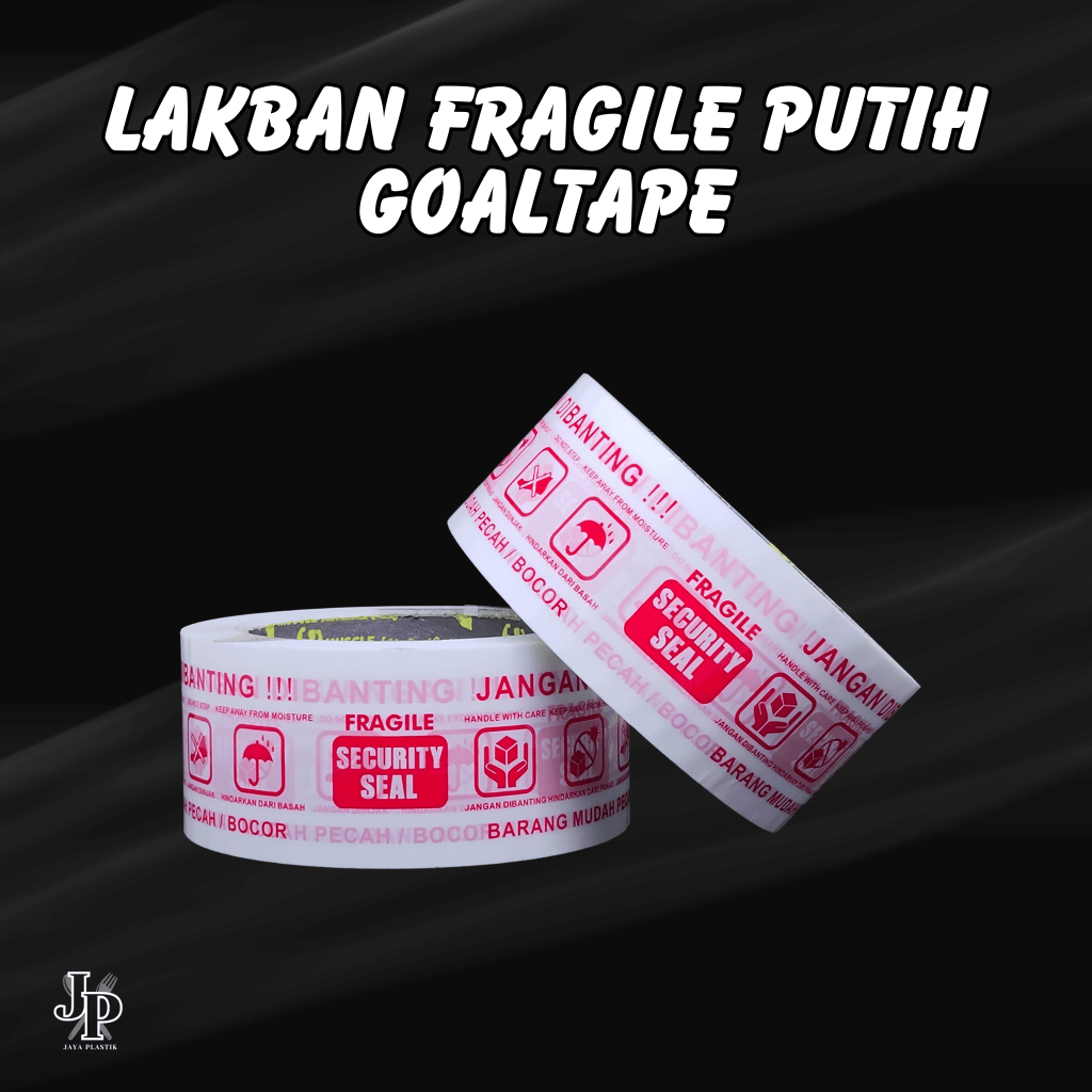 

Lakban Fragile Putih Goaltape 48mm x 90 Yard / Lakban Fragile / Fragile Unboxing / Lakban Serbaguna